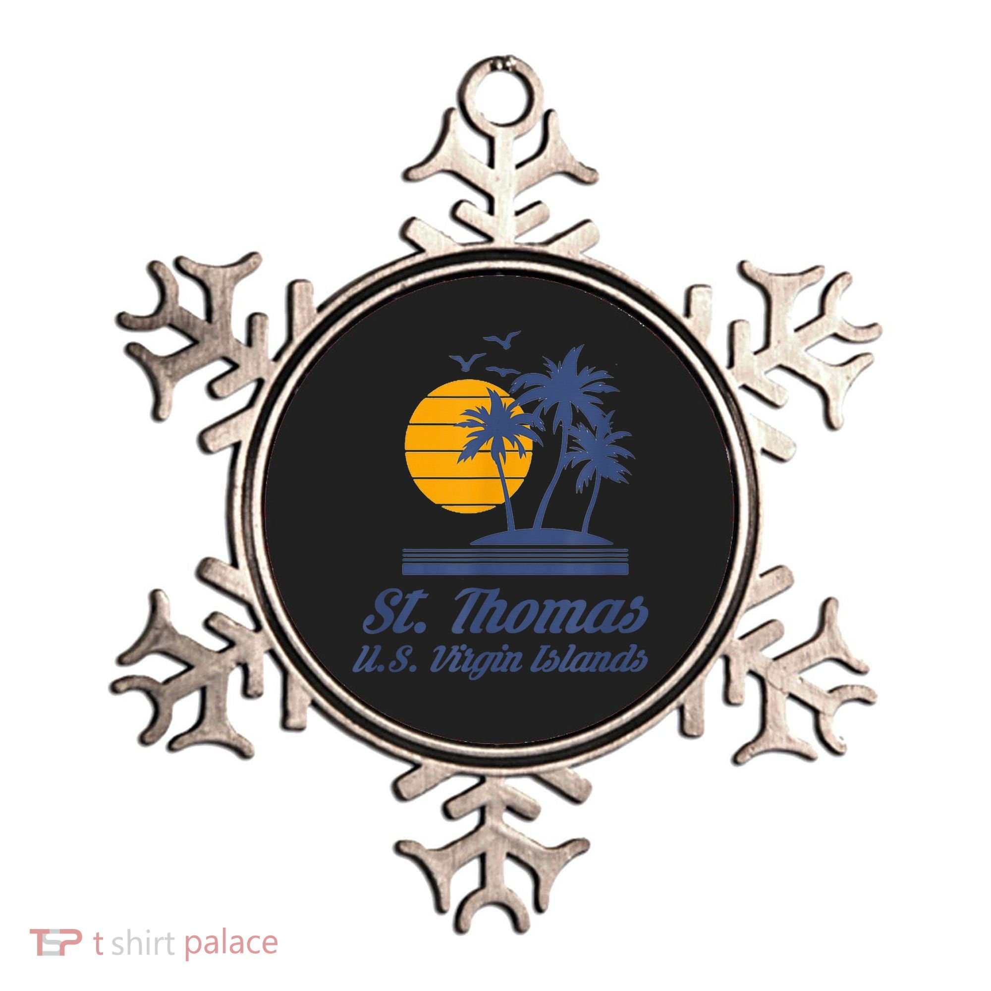 St. Thomas US Virgin Islands Shirt Caribbean Beach Souvenir Ornament