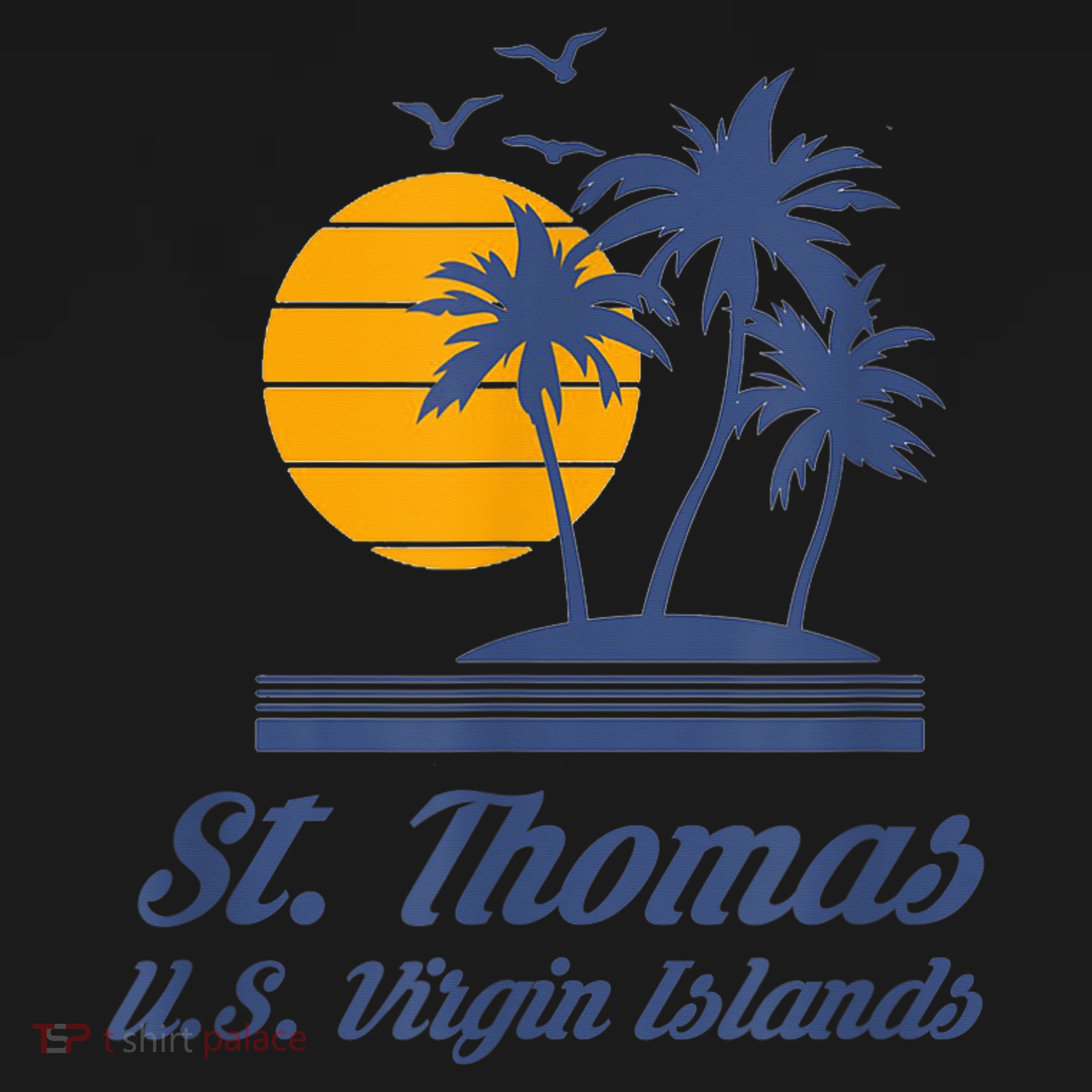 St. Thomas US Virgin Islands Shirt Caribbean Beach Souvenir Ornament