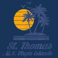 St. Thomas US Virgin Islands Shirt Caribbean Beach Souvenir Long Sleeve Shirt thumb 2