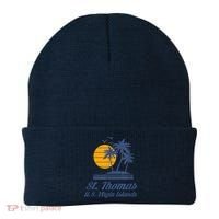 St. Thomas US Virgin Islands Shirt Caribbean Beach Souvenir Beanie thumb 0