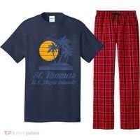 St. Thomas US Virgin Islands Shirt Caribbean Beach Souvenir Pajama Set thumb 0