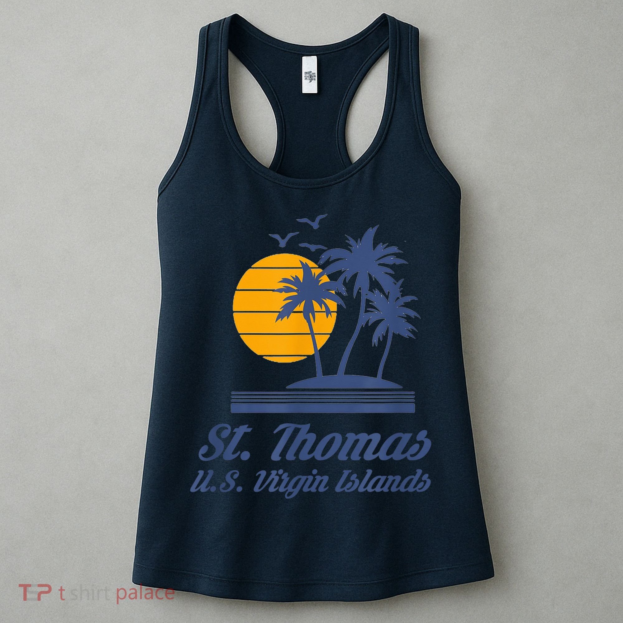 St. Thomas US Virgin Islands Shirt Caribbean Beach Souvenir Women's Tank Top