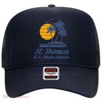 St. Thomas US Virgin Islands Shirt Caribbean Beach Souvenir Hat thumb 0