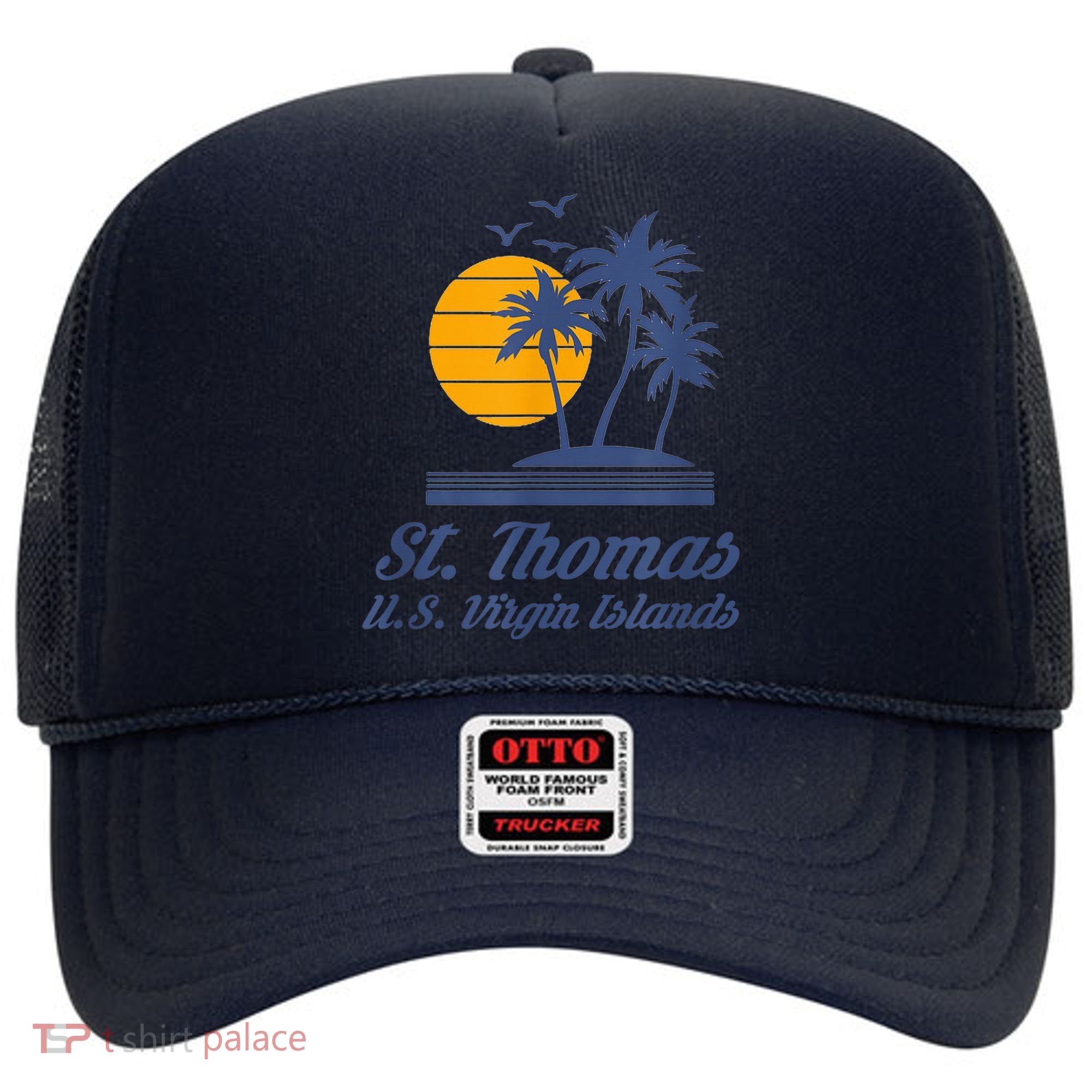 St. Thomas US Virgin Islands Shirt Caribbean Beach Souvenir Hat
