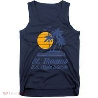 St. Thomas US Virgin Islands Shirt Caribbean Beach Souvenir Tank Top thumb 0