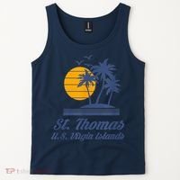 St. Thomas US Virgin Islands Shirt Caribbean Beach Souvenir Tank Top thumb 2