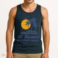 St. Thomas US Virgin Islands Shirt Caribbean Beach Souvenir Tank Top thumb 3
