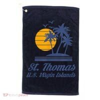 St. Thomas US Virgin Islands Shirt Caribbean Beach Souvenir Golf Towel thumb 0