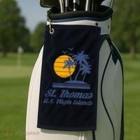 St. Thomas US Virgin Islands Shirt Caribbean Beach Souvenir Golf Towel thumb 2