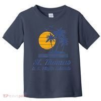 St. Thomas US Virgin Islands Shirt Caribbean Beach Souvenir Toddler T-Shirt thumb 0