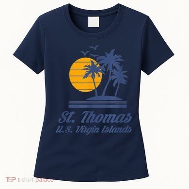 St. Thomas US Virgin Islands Shirt Caribbean Beach Souvenir Women's T-Shirt