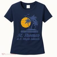 St. Thomas US Virgin Islands Shirt Caribbean Beach Souvenir Women's T-Shirt thumb 0
