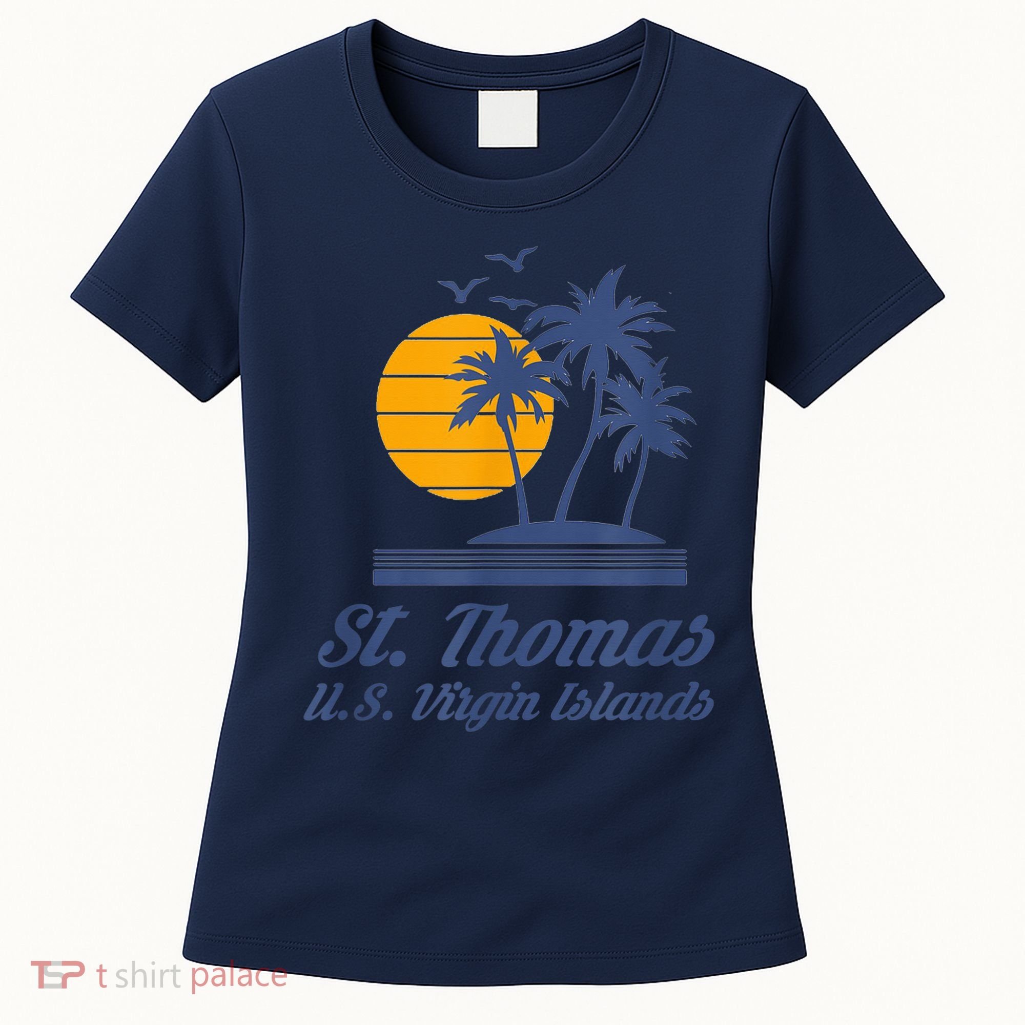 St. Thomas US Virgin Islands Shirt Caribbean Beach Souvenir Women's T-Shirt