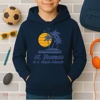 St. Thomas US Virgin Islands Shirt Caribbean Beach Souvenir Kids Hoodie thumb 2