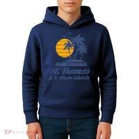 St. Thomas US Virgin Islands Shirt Caribbean Beach Souvenir Kids Hoodie thumb 4
