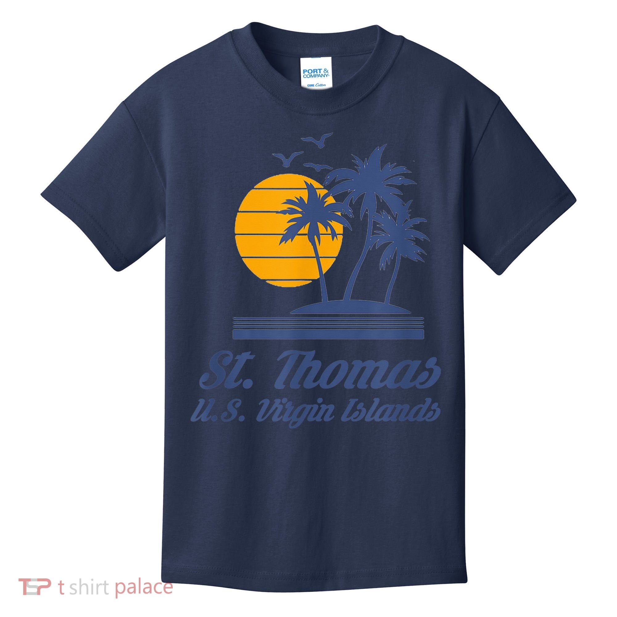 St. Thomas US Virgin Islands Shirt Caribbean Beach Souvenir Kids T-Shirt