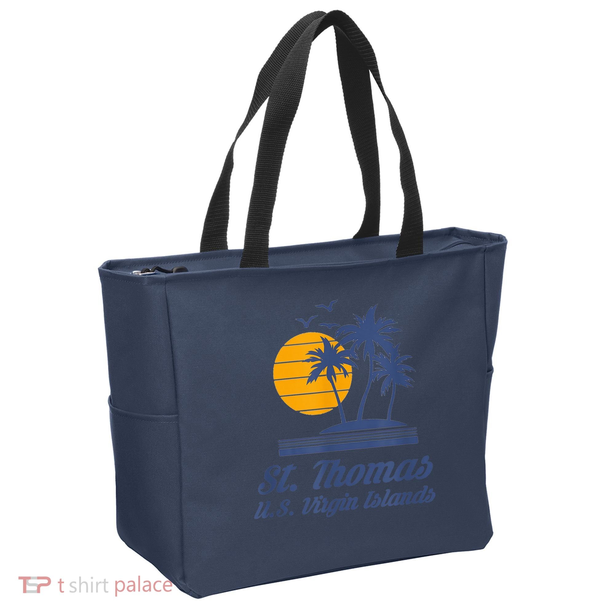 St. Thomas US Virgin Islands Shirt Caribbean Beach Souvenir Tote Bag