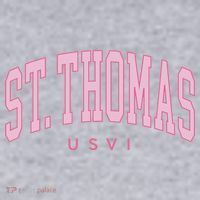 St Thomas Usvi Preppy Retro Throwback Women's Sweatshirt thumb 2