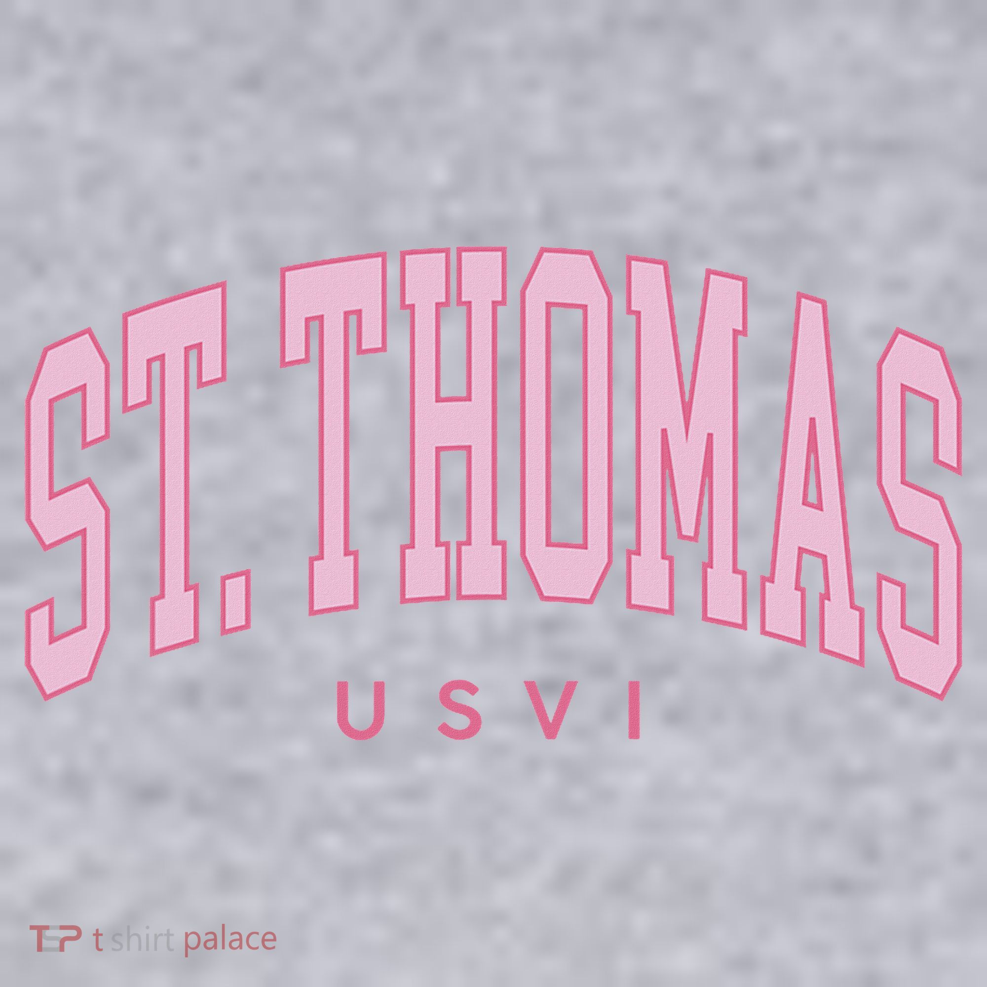 St Thomas Usvi Preppy Retro Throwback Women's Sweatshirt