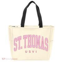 St Thomas Usvi Preppy Retro Throwback Tote Bag thumb 0