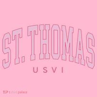St Thomas Usvi Preppy Retro Throwback Coaster thumb 2