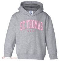 St Thomas Usvi Preppy Retro Throwback Toddler Hoodie thumb 0
