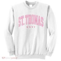 St Thomas Usvi Preppy Retro Throwback Sweatshirt thumb 0