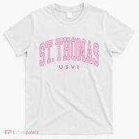 St Thomas Usvi Preppy Retro Throwback T-Shirt thumb 0