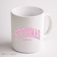 St Thomas Usvi Preppy Retro Throwback Coffee Mug thumb 1
