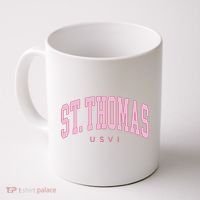St Thomas Usvi Preppy Retro Throwback Coffee Mug thumb 0