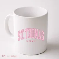 St Thomas Usvi Preppy Retro Throwback Coffee Mug thumb 0