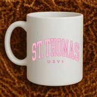 St Thomas Usvi Preppy Retro Throwback Coffee Mug thumb 2