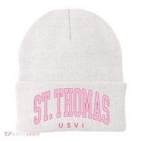 St Thomas Usvi Preppy Retro Throwback Beanie thumb 0