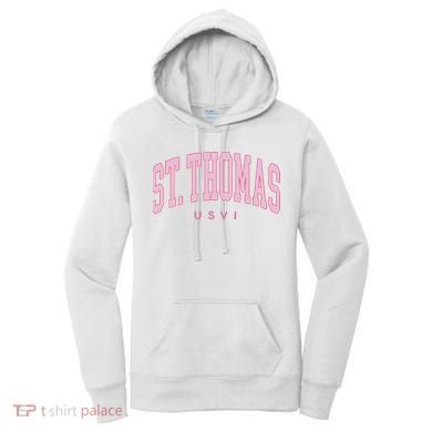 St Thomas Usvi Preppy Retro Throwback Women's Hoodie