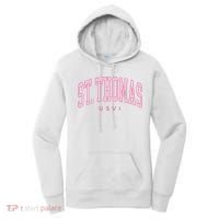 St Thomas Usvi Preppy Retro Throwback Women's Hoodie thumb 0