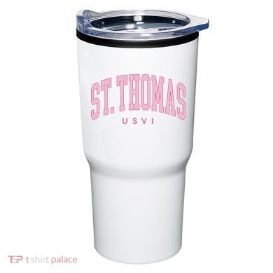 St Thomas Usvi Preppy Retro Throwback Tumbler