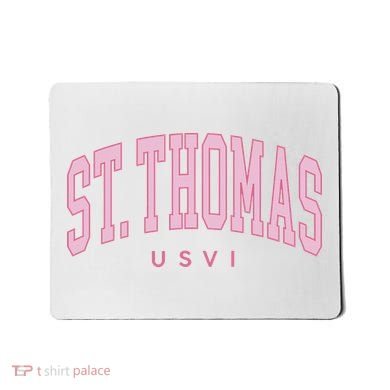 St Thomas Usvi Preppy Retro Throwback Mousepad