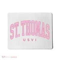 St Thomas Usvi Preppy Retro Throwback Mousepad thumb 0