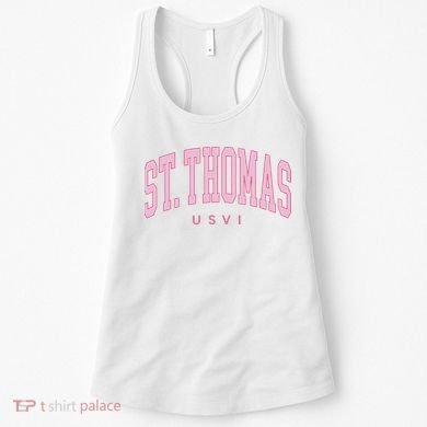 St Thomas Usvi Preppy Retro Throwback Women's Tank Top