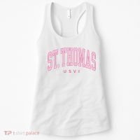St Thomas Usvi Preppy Retro Throwback Women's Tank Top thumb 0