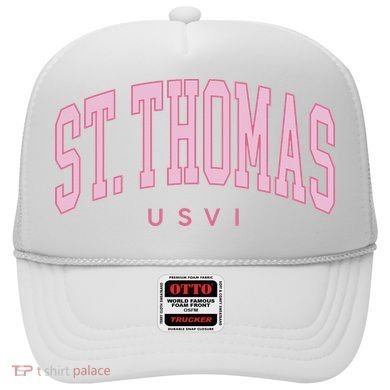 St Thomas Usvi Preppy Retro Throwback Hat