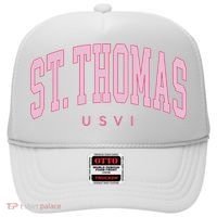 St Thomas Usvi Preppy Retro Throwback Hat thumb 0