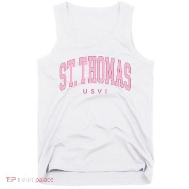St Thomas Usvi Preppy Retro Throwback Tank Top