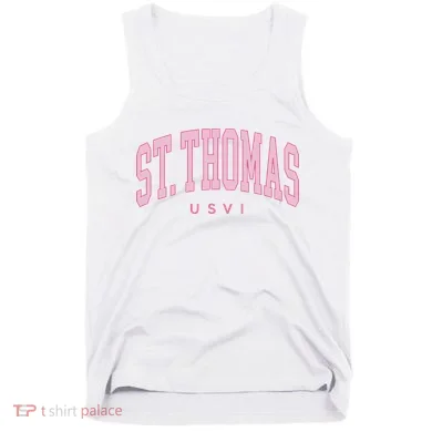 St Thomas Usvi Preppy Retro Throwback Tank Top