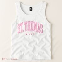 St Thomas Usvi Preppy Retro Throwback Tank Top thumb 2