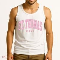St Thomas Usvi Preppy Retro Throwback Tank Top thumb 3