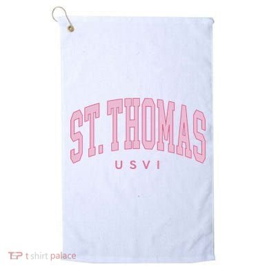St Thomas Usvi Preppy Retro Throwback Golf Towel