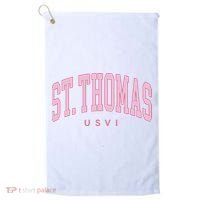 St Thomas Usvi Preppy Retro Throwback Golf Towel thumb 0