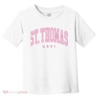 St Thomas Usvi Preppy Retro Throwback Toddler T-Shirt thumb 0
