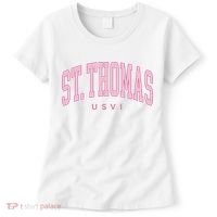 St Thomas Usvi Preppy Retro Throwback Women's T-Shirt thumb 0